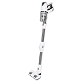 ProfiCare PC-BS 3037 A, aspirador 2 en 1, potente batería de iones de litio de 29,6 V, modo turbo, soporte de pared con función de carga, blanco-plata